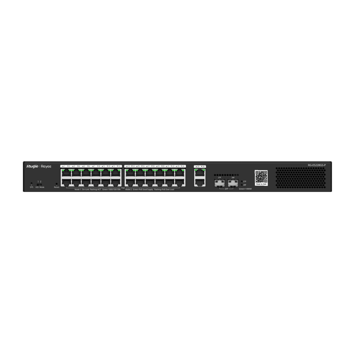 سويتش PoE روجي RG-ES228GS-P