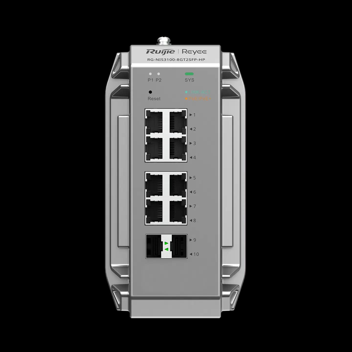 سويتش صناعي روجي RG-NIS3100-8GT2SFP-HP
