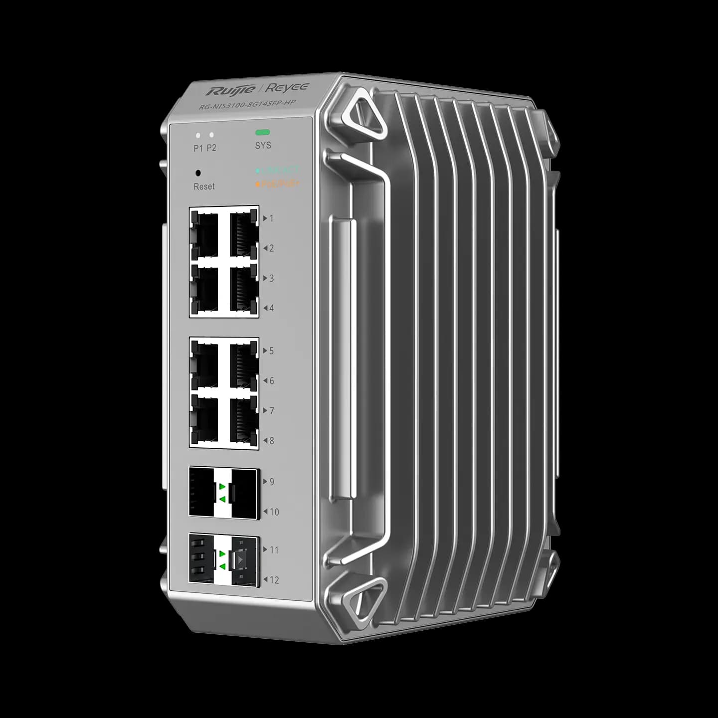 سويتش صناعي روجي RG-NIS3100-8GT4SFP-HP