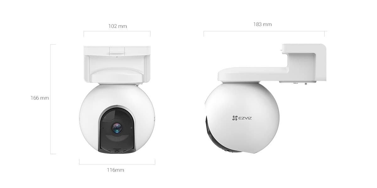 كاميرا PTZ خارجية 360° بشريحة 4G من EZVIZ