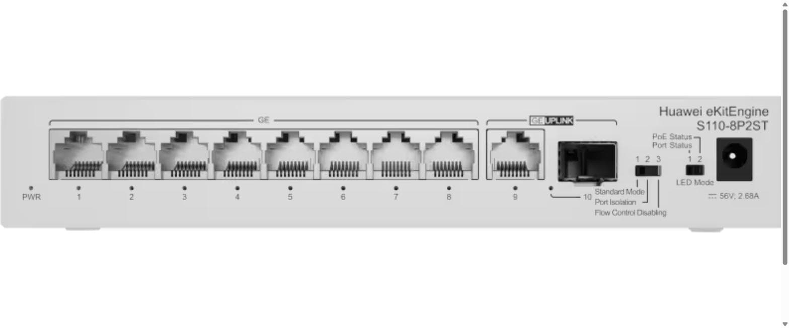 نقطة وصول خارجية هواوي S110-8P2ST(170 V AC to 264 V AC)